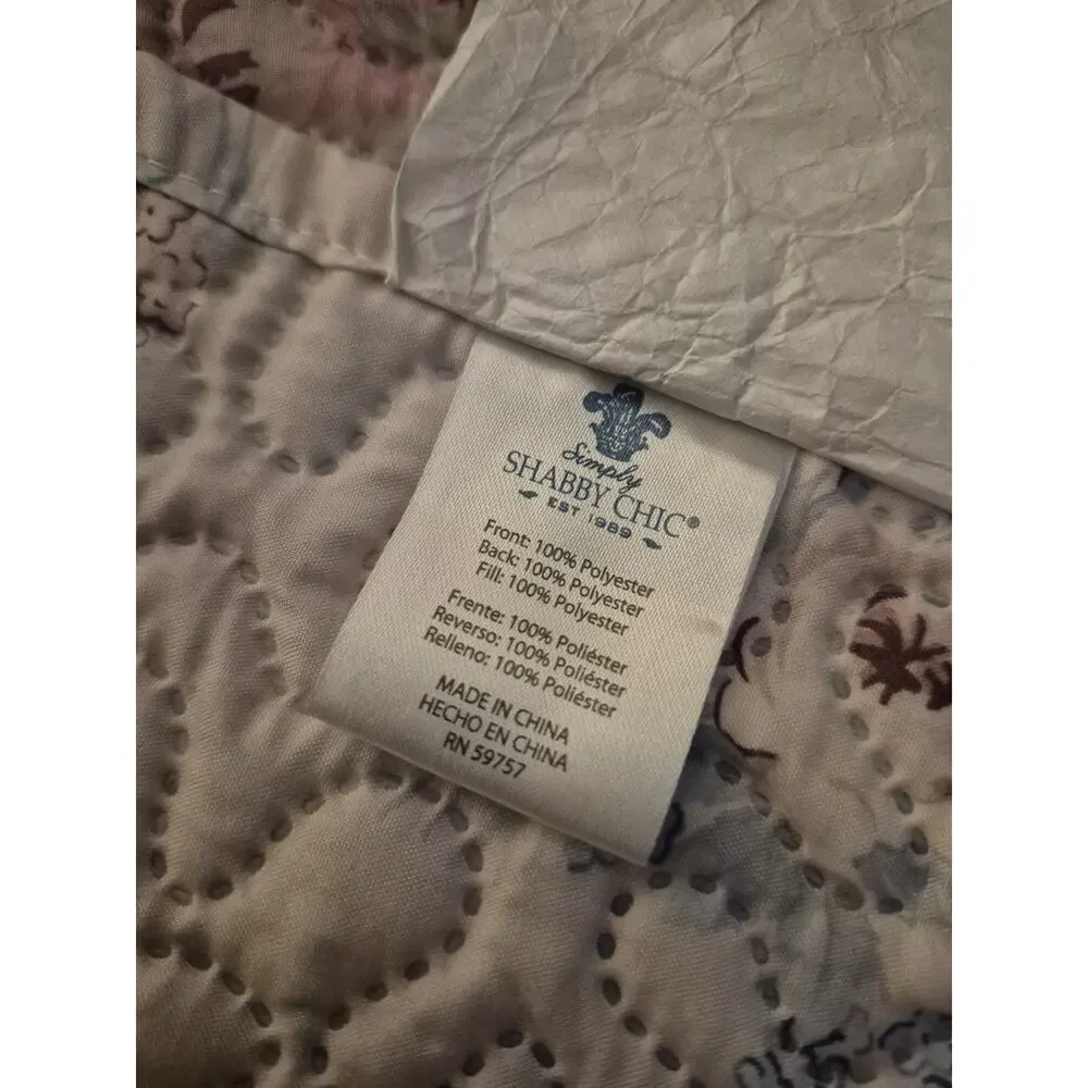💥 Simply Shabby Chic Belle Hydrangea King Blanket comforter